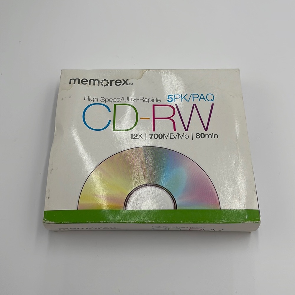 🐣Memorex 4 pack CD-RW